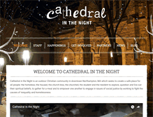 Tablet Screenshot of cathedralinthenight.org